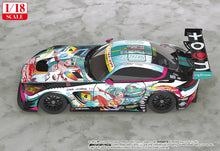Load image into Gallery viewer, PRE-ORDER 1/18 Scale Good Smile Hatsune Miku AMG 2016 SUPER GT Ver.