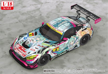 Load image into Gallery viewer, PRE-ORDER 1/18 Scale Good Smile Hatsune Miku AMG 2017 SUPER GT Ver.