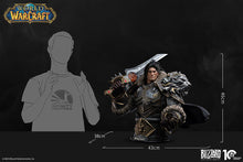 Load image into Gallery viewer, PRE-ORDER 1/3 Scale Varian Wrynn Bust Model World of Warcraft