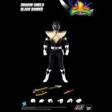 Load image into Gallery viewer, PRE-ORDER 1/6 Scale FigZero Dragon Shield Black Ranger Mighty Morphin Power Rangers