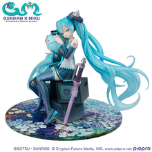 Load image into Gallery viewer, PRE-ORDER 1/7 Scale Lucrea Hatsune Miku X OO Gundam Mobile Suit Gundam 45th Anniversary x Hatsune Miku