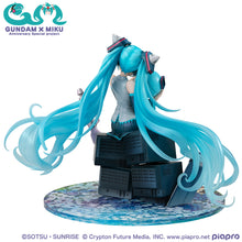 Load image into Gallery viewer, PRE-ORDER 1/7 Scale Lucrea Hatsune Miku X OO Gundam Mobile Suit Gundam 45th Anniversary x Hatsune Miku