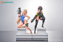 Load image into Gallery viewer, PRE-ORDER 1/7 Scale Swim Team Buchou-chan & Kouhai-chan Arms Note Set of 2 Figures