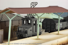Load image into Gallery viewer, PRE-ORDER 1/80 Scale Choshi Electric Railway DEKI3 Electric Locomotive (Black) Paper kit