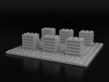 Load image into Gallery viewer, PRE-ORDER BRICKROID Building A + Base Set Plastic building-shaped blocks and baseboard for BRICKROID figures
