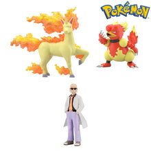 Load image into Gallery viewer, PRE-ORDER Blaine, Rapidash, & Magmar Pokemon Scale World Kanto Region Figure Set