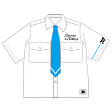 Load image into Gallery viewer, PRE-ORDER C&C Motif Work Shirt Blue Archive