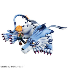 Load image into Gallery viewer, PRE-ORDER G.E.M. Series Garurumon & Ishida Yamato (repeat) Digimon Adventure