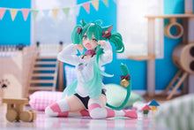 Load image into Gallery viewer, PRE-ORDER Hatsune Miku Desktop Cute Figure Cat Ear T-Shirt Ver. Character Vocal Series 01: Hatsune Miku