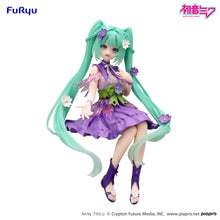 Load image into Gallery viewer, PRE-ORDER Hatsune Miku Noodle Stopper Figure Flower Fairy Cosmos Purple Color ver.