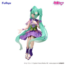 Load image into Gallery viewer, PRE-ORDER Hatsune Miku Noodle Stopper Figure Flower Fairy Cosmos Purple Color ver.