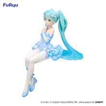 Load image into Gallery viewer, PRE-ORDER Hatsune Miku Noodle Stopper Figure Flower Fairy Nemophila Pail Blue Color ver.