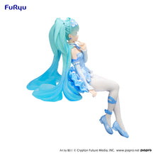 Load image into Gallery viewer, PRE-ORDER Hatsune Miku Noodle Stopper Figure Flower Fairy Nemophila Pail Blue Color ver.