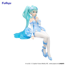Load image into Gallery viewer, PRE-ORDER Hatsune Miku Noodle Stopper Figure Flower Fairy Nemophila Pail Blue Color ver.