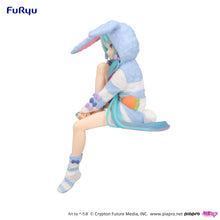 Load image into Gallery viewer, PRE-ORDER Hatsune Miku Noodle Stopper Figure Rabbit Ear Hood Pajama Blue Color ver.