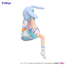 Load image into Gallery viewer, PRE-ORDER Hatsune Miku Noodle Stopper Figure Rabbit Ear Hood Pajama Blue Color ver.