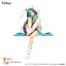 Load image into Gallery viewer, PRE-ORDER Hatsune Miku Noodle Stopper Figure Rabbit Ear Hood Pajama