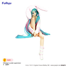 Load image into Gallery viewer, PRE-ORDER Hatsune Miku Noodle Stopper Figure Rabbit Ear Hood Pajama