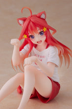 Load image into Gallery viewer, PRE-ORDER Itsuki Nakano Desktop Cute Figure Newley Written Cat Roomwear Ver. The Quintessential Quintuplets 2