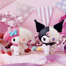 Load image into Gallery viewer, PRE-ORDER KAITAI FANTASY Sofbi Collection Mymelody & Kuromi set (with gift)