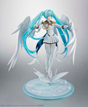 Load image into Gallery viewer, PRE-ORDER Lucrea Hatsune Miku X Wing Gundam Zero EW Mobile Suit Gundam 45th Anniversary X Hatsune Miku