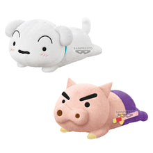 Load image into Gallery viewer, PRE-ORDER Lying Down Plush Shiro & Buriburizaemon Crayon Shinchan