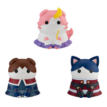 Load image into Gallery viewer, PRE-ORDER MEGA CAT PROJECT Kira & Athrun & Lacus Set with Gift Mobile Suit Gundam SEED Nyanto! The Big Series Nyandam SEED