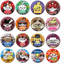 Load image into Gallery viewer, PRE-ORDER MEGA CAT PROJECT NyanPieceNyan! Metal Badge Collection Box of 16 One Piece