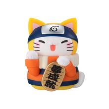 Load image into Gallery viewer, PRE-ORDER MEGA CAT PROJECT Nyaruto! Beckoning cat FORTUNE One more time! Set of 6 Naruto Shippuden