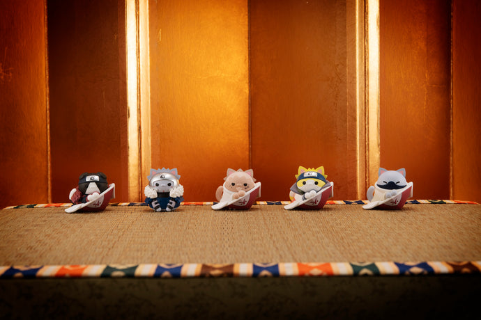 PRE-ORDER MEGA CAT PROJECT Nyaruto! The bond between master and disciple ver.  Naruto Shippuden Set of 8