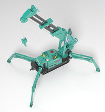Load image into Gallery viewer, PRE-ORDER MODEROID MAEDA SEISAKUSHO Spider Crane (Green) (re-run)