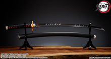 Load image into Gallery viewer, PRE-ORDER PROPLICA Nichirin Sword (Tanjiro Kamado) Kyojuro Rengoku's Sword Guard Demon Slayer: Kimetsu No Yaiba