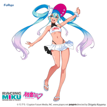 Load image into Gallery viewer, PRE-ORDER Racing Miku 2024 Trio-Try-iT Figure Summer Holiday ver. Hatsune Miku GT Project