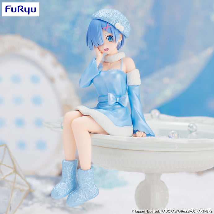 PRE-ORDER Rem Snow Princess Pearl Color ver. Noodle Stopper Figure Re:ZERO Starting Life in Another World