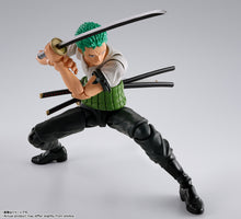 Load image into Gallery viewer, PRE-ORDER S.H.Figuarts Roronoa Zoro Romance Dawn One Piece