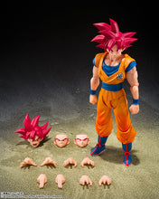 Load image into Gallery viewer, PRE-ORDER S.H.Figuarts Super Saiyan God Son Goku God Aura Dragon Ball Super (repeat)