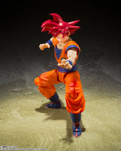 Load image into Gallery viewer, PRE-ORDER S.H.Figuarts Super Saiyan God Son Goku Saiyan God Instilled With The Light of Righteous Hearts Doragon Ball Super