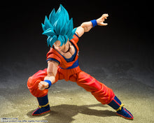 Load image into Gallery viewer, PRE-ORDER S.H.Figuarts Super Saiyan God Super Saiyan Son Goku Blue Power Ascending Limits Dragon Ball Super