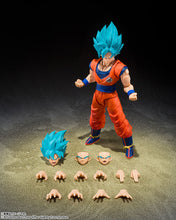 Load image into Gallery viewer, PRE-ORDER S.H.Figuarts Super Saiyan God Super Saiyan Son Goku Blue Power Ascending Limits Dragon Ball Super