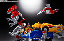 Load image into Gallery viewer, PRE-ORDER SOUL OF CHOGOKIN GX-72 Megazord & GX-78 Dragon Ceasar Set Mighty Morphin Power Rangers