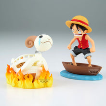 Load image into Gallery viewer, Authentic World Collectable Figure Log Stories Monkey D. Luffy & Going Merry One Piece