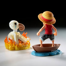 Load image into Gallery viewer, Authentic World Collectable Figure Log Stories Monkey D. Luffy & Going Merry One Piece