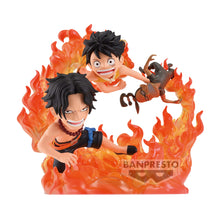 Load image into Gallery viewer, PRE-ORDER World Collectable Figure Log Stories Portgas D. Ace & Monkey D. Luffy Marineford One Piece