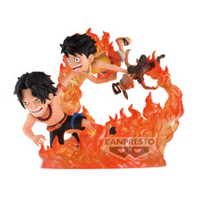 Load image into Gallery viewer, PRE-ORDER World Collectable Figure Log Stories Portgas D. Ace & Monkey D. Luffy Marineford One Piece