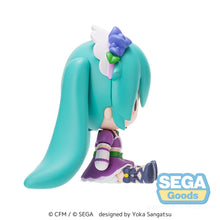 Load image into Gallery viewer, PRE-ORDER fuwa petit Hatsune Miku x Love and Berry Dress Up and Dance! Sparkly Purple Chibi Figure