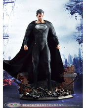 Load image into Gallery viewer, PRE-ORDER 1/6 Scale Superman Black Suit TRANSCENDENT