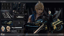 Load image into Gallery viewer, PRE-ORDER 1/6 Scale GT-006C Cloud Strife + Fenrir Final Fantasy VII Advent Children Figure