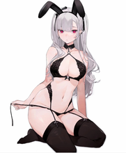 Load image into Gallery viewer, PRE-ORDER 1/7 Scale Black Bunny Girl Tana