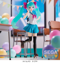 Load image into Gallery viewer, PRE-ORDER Hatsune Miku (16th Anniversary KEI Ver.) Luminasta Figure