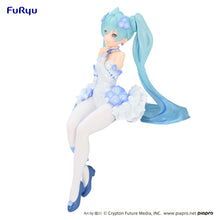Load image into Gallery viewer, PRE-ORDER Hatsune Miku Noodle Stopper Figure Hatsune Miku Flower Fairy Nemophila (re-run)